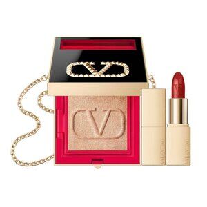 Valentino Go-Clutch & Minirosso Star Studs Edition Highlighter & Lipstick | 111A